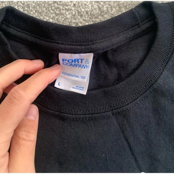 VTG Port and Company Kellogg’s Breakfast For Better Days Long Sleeve Black L - Picture 2 of 4